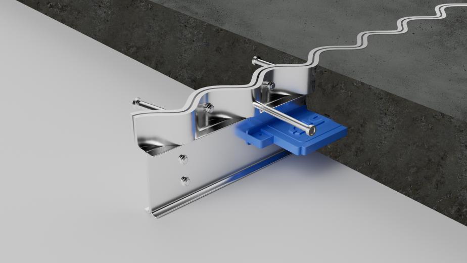 STD-S Sinusoidal — Zero-impact armoured joint for AGV/AMR facilities