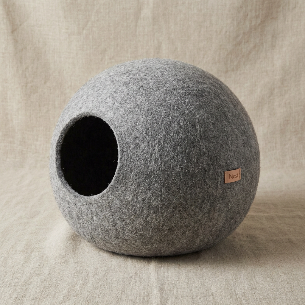 PETUAL 'Nest' Recycled Felt Cat Cave