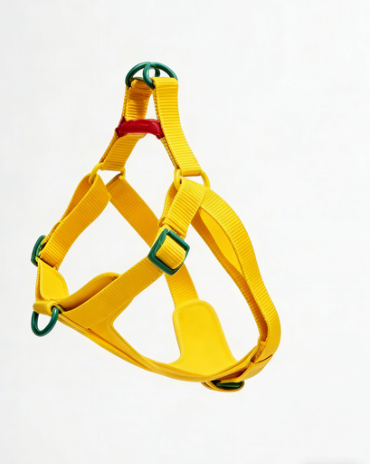 Bright Yellow Pet Harness